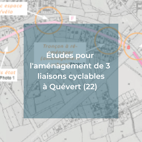 liaisons cyclables quevert