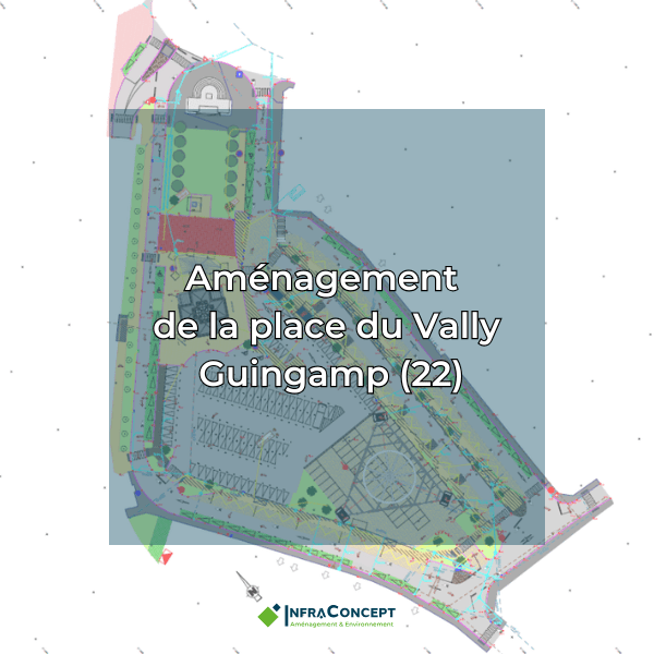 aménagement place du vally guingamp