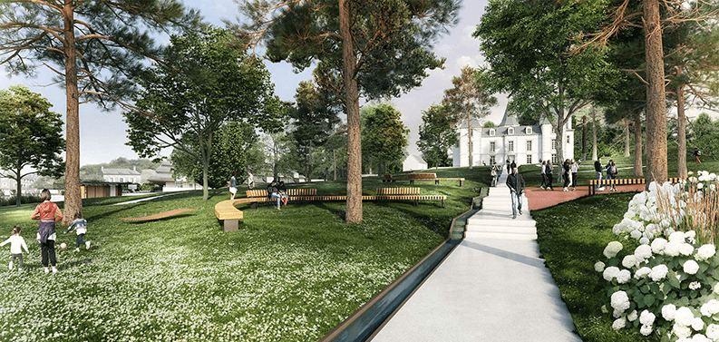 parc de l'amirauté réaménagement